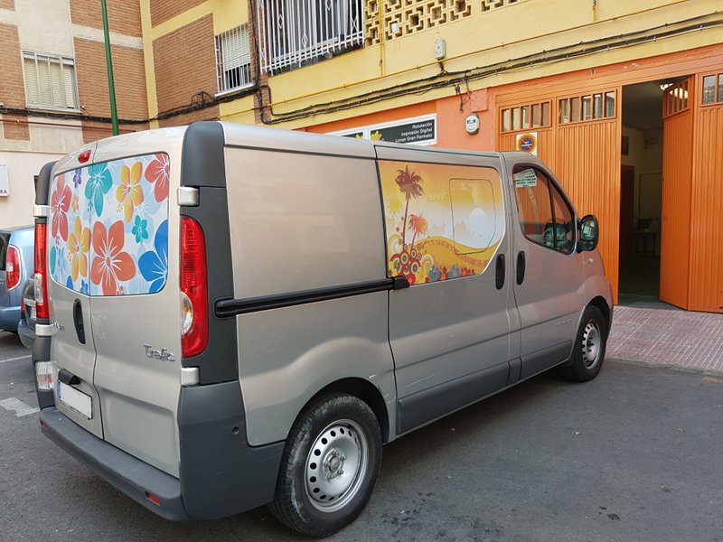 Vinilos microperforados