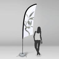 Todo en impresión gran formato: Fly banner modelo surf