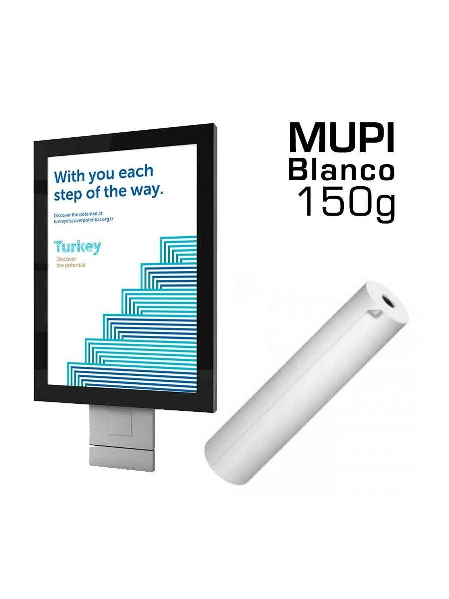 Papel trasera blanca: impresión digital para carteles o mupis en Alcobendas (Madrid)