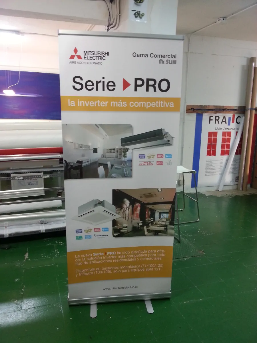 Roll ups impresos personalizados en Alcobendas (Madrid)